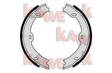 Sada brzdových čelistí, parkovací brzda KAWE 01068