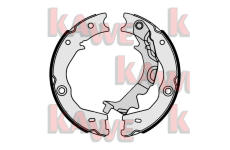 Sada brzdových čelistí, parkovací brzda KAWE 01138