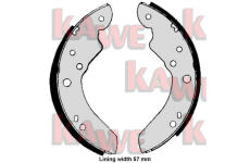 Sada brzdových čelistí KAWE 01190