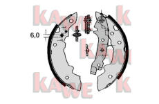 Sada brzdových čelistí KAWE 04320