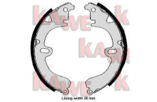 Sada brzdových čelistí KAWE 04530