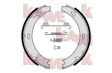 Sada brzdových čelistí, parkovací brzda KAWE 06869