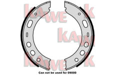 Sada brzdových čelistí, parkovací brzda KAWE 09510