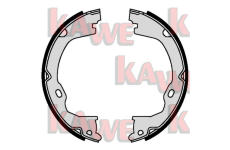 Sada brzdových čelistí, parkovací brzda KAWE 09550