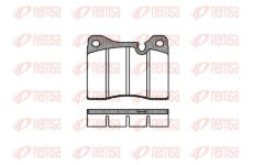 Sada brzdových destiček, kotoučová brzda KAWE 0011 30