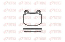 Sada brzdových destiček, kotoučová brzda KAWE 0014 20