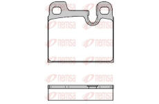 Sada brzdových destiček, kotoučová brzda KAWE 0015 00