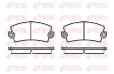 Sada brzdových destiček, kotoučová brzda KAWE 0021 06