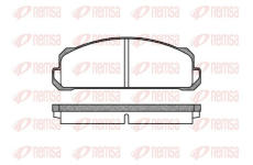 Sada brzdových destiček, kotoučová brzda KAWE 0022 40