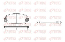 Sada brzdových destiček, kotoučová brzda KAWE 0025 12
