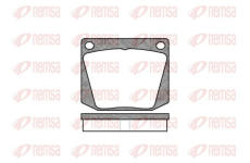 Sada brzdových destiček, kotoučová brzda KAWE 0038 00