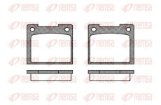 Sada brzdových destiček, kotoučová brzda KAWE 0039 20