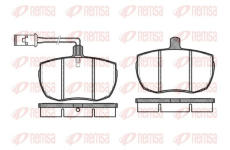 Sada brzdových destiček, kotoučová brzda KAWE 0056 12