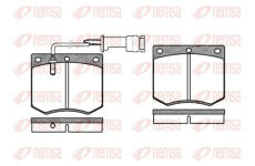 Sada brzdových destiček, kotoučová brzda KAWE 0063 02