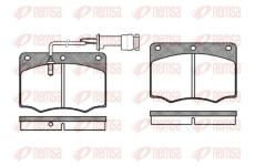Sada brzdových destiček, kotoučová brzda KAWE 0064 02