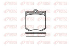 Sada brzdových destiček, kotoučová brzda KAWE 0074 00