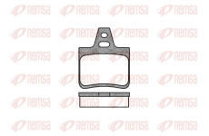 Sada brzdových destiček, kotoučová brzda KAWE 0102 10