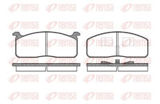 Sada brzdových destiček, kotoučová brzda KAWE 0120 00