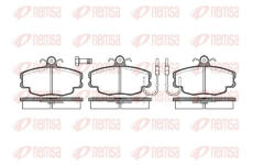 Sada brzdových destiček, kotoučová brzda KAWE 0141 02