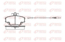 Sada brzdových destiček, kotoučová brzda KAWE 0141 32