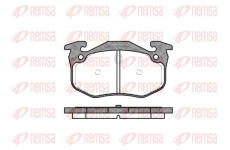 Sada brzdových destiček, kotoučová brzda KAWE 0144 06