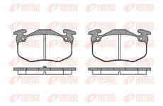 Sada brzdových destiček, kotoučová brzda KAWE 0144 50