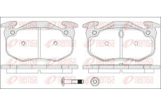 Sada brzdových destiček, kotoučová brzda KAWE 0144 70