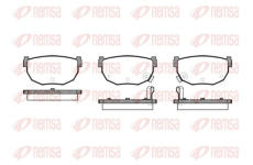 Sada brzdových destiček, kotoučová brzda KAWE 0151 12