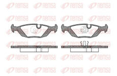 Sada brzdových destiček, kotoučová brzda KAWE 0155 00