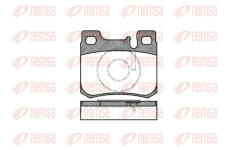 Sada brzdových destiček, kotoučová brzda KAWE 0157 20