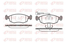 Sada brzdových destiček, kotoučová brzda KAWE 0172 12
