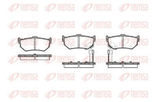 Sada brzdových destiček, kotoučová brzda KAWE 0183 02