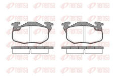 Sada brzdových destiček, kotoučová brzda KAWE 0192 10