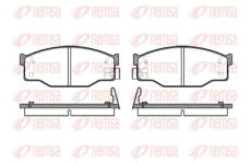Sada brzdových destiček, kotoučová brzda KAWE 0195 14