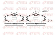 Sada brzdových destiček, kotoučová brzda KAWE 0208 12
