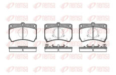 Sada brzdových destiček, kotoučová brzda KAWE 0212 02