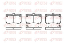 Sada brzdových destiček, kotoučová brzda KAWE 0212 12