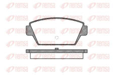 Sada brzdových destiček, kotoučová brzda KAWE 0215 00