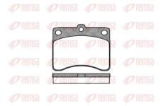 Sada brzdových destiček, kotoučová brzda KAWE 0232 00