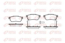 Sada brzdových destiček, kotoučová brzda KAWE 0233 02