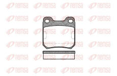 Sada brzdových destiček, kotoučová brzda KAWE 0239 00