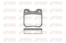 Sada brzdových destiček, kotoučová brzda KAWE 0239 40