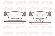Sada brzdových destiček, kotoučová brzda KAWE 0240 00
