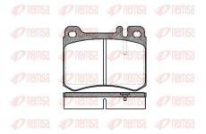 Sada brzdových destiček, kotoučová brzda KAWE 0260 00