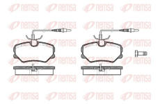 Sada brzdových destiček, kotoučová brzda KAWE 0262 12