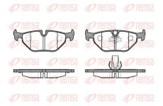 Sada brzdových destiček, kotoučová brzda KAWE 0265 15