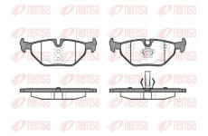 Sada brzdových destiček, kotoučová brzda KAWE 0265 40