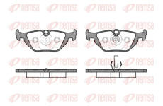 Sada brzdových destiček, kotoučová brzda KAWE 0265 50