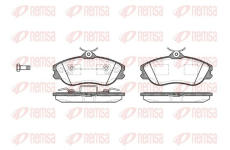 Sada brzdových destiček, kotoučová brzda KAWE 0276 20