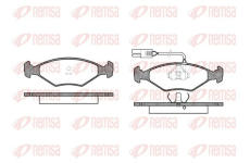 Sada brzdových destiček, kotoučová brzda KAWE 0281 02